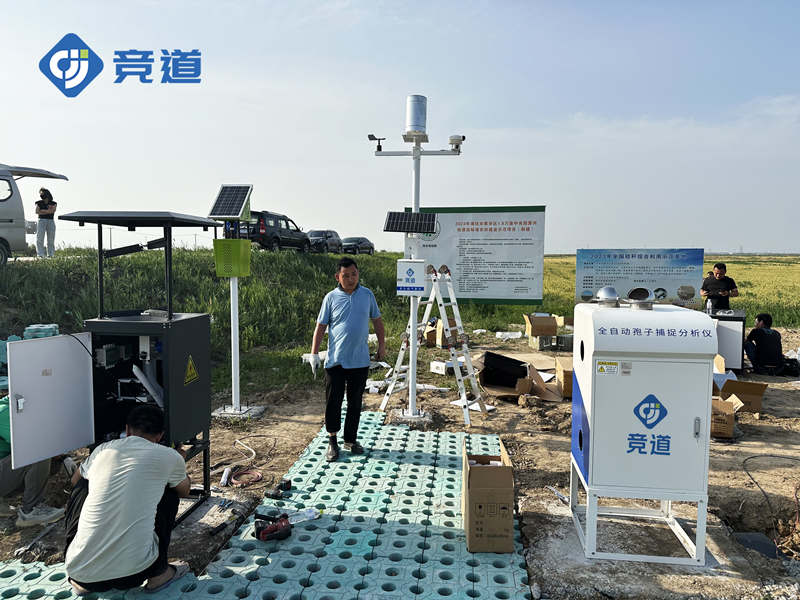 競道農業四情監測站使用在高標準農田建設